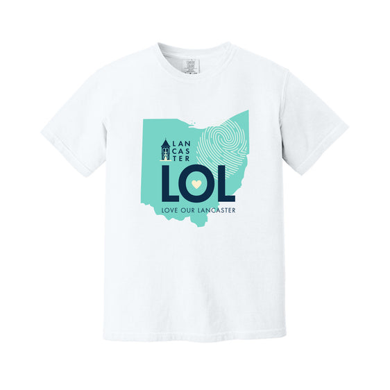 City of Lancaster - Comfort Colors® Heavyweight Ring Spun Tee - LOL Logo