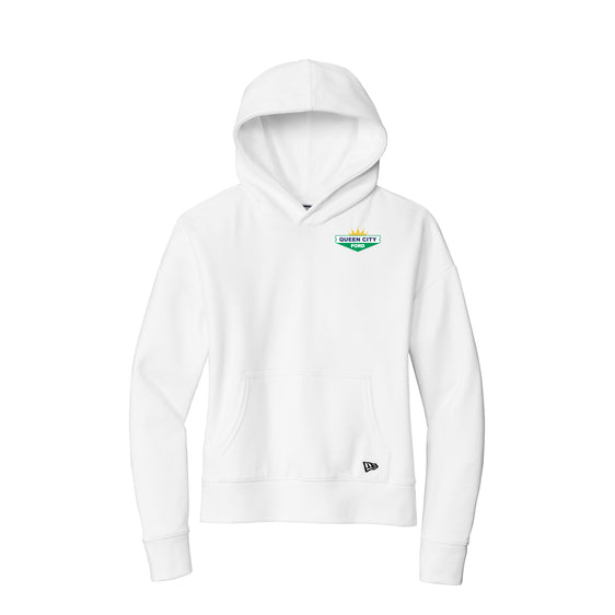 Queen City Ford - New Era® Ladies Comeback Fleece Pullover Hoodie