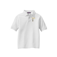 Team Old English Golf - Port Authority® Youth Silk Touch™ Polo