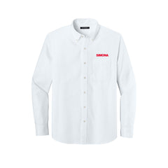Simona - Port Authority® Long Sleeve Nailhead Easy Care Shirt
