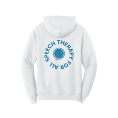 Speech Therapy For All - Port & Company® Core Fleece Pullover Hooded Sweatshirt With Backs