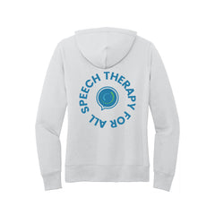 Speech Therapy For All - Port & Company® Women's Core Fleece Pullover Hooded Sweatshirt With Backs