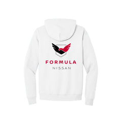 Formula Nissan - Hanes® EcoSmart® - Pullover Hooded Sweatshirt - FRONT & BACK