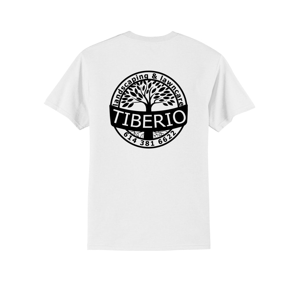 Tiberio Landscaping - Port & Company® Core Blend Tee WITH FULL BACK