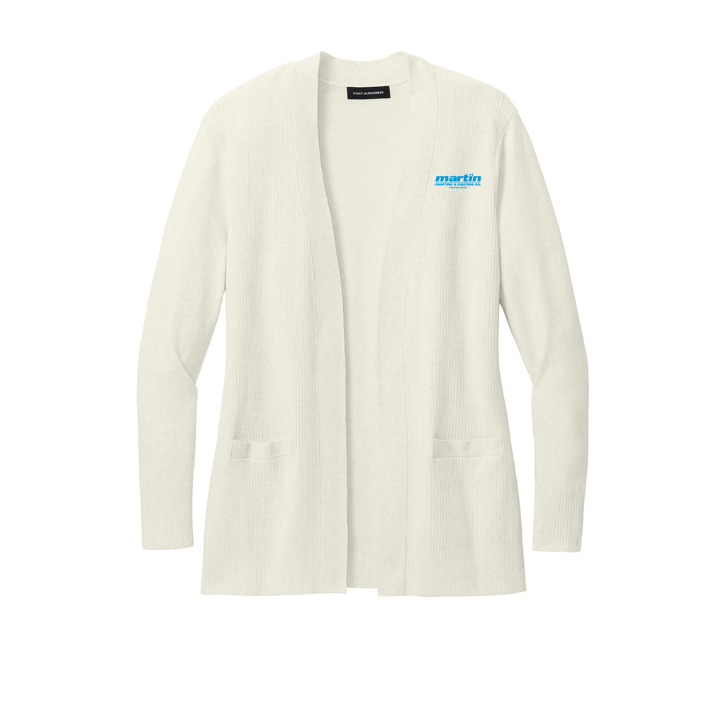 Martin Painting - Port Authority® Women’s Easy Care Open-Front Cardigan Sweater