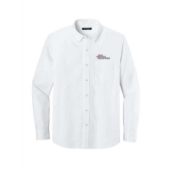 SIMONA America Industries - Port Authority® Long Sleeve Nailhead Easy Care Shirt