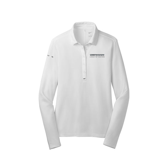Germain Lexus of Easton - Nike Ladies Long Sleeve Dri-FIT Stretch Tech Polo