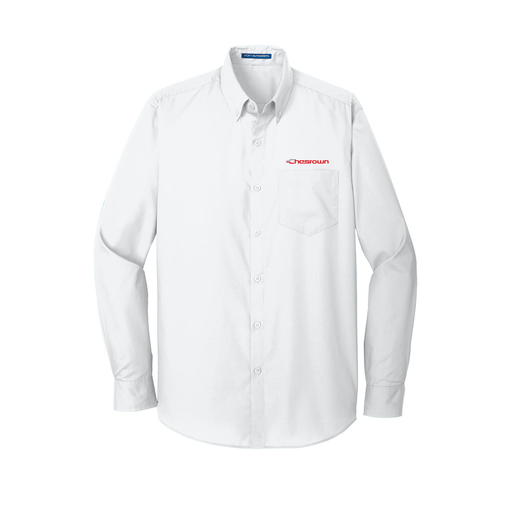 Chesrown of Sidney - Port Authority® Tall Long Sleeve Carefree Poplin Shirt