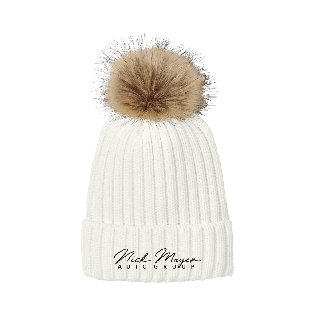 Nick Mayer Auto Group - Port Authority® Faux Fur Pom Beanie