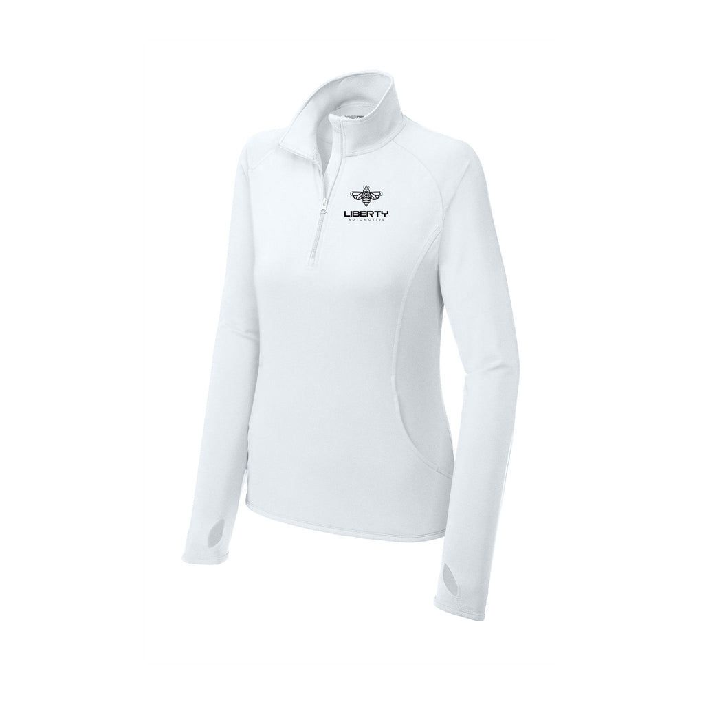 Liberty Automotive - Sport-Tek® Women's Sport-Wick® Stretch 1/4-Zip Pullover