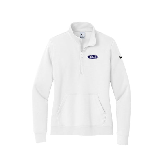 Tom Masano Ford - Nike Ladies Club Fleece Sleeve Swoosh 1/2-Zip
