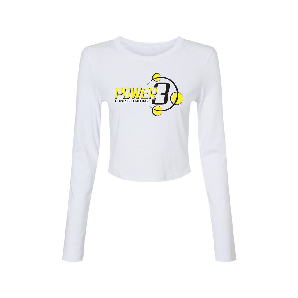 Power 3 - BELLA + CANVAS - Women's Micro Rib Long Sleeve Baby Tee