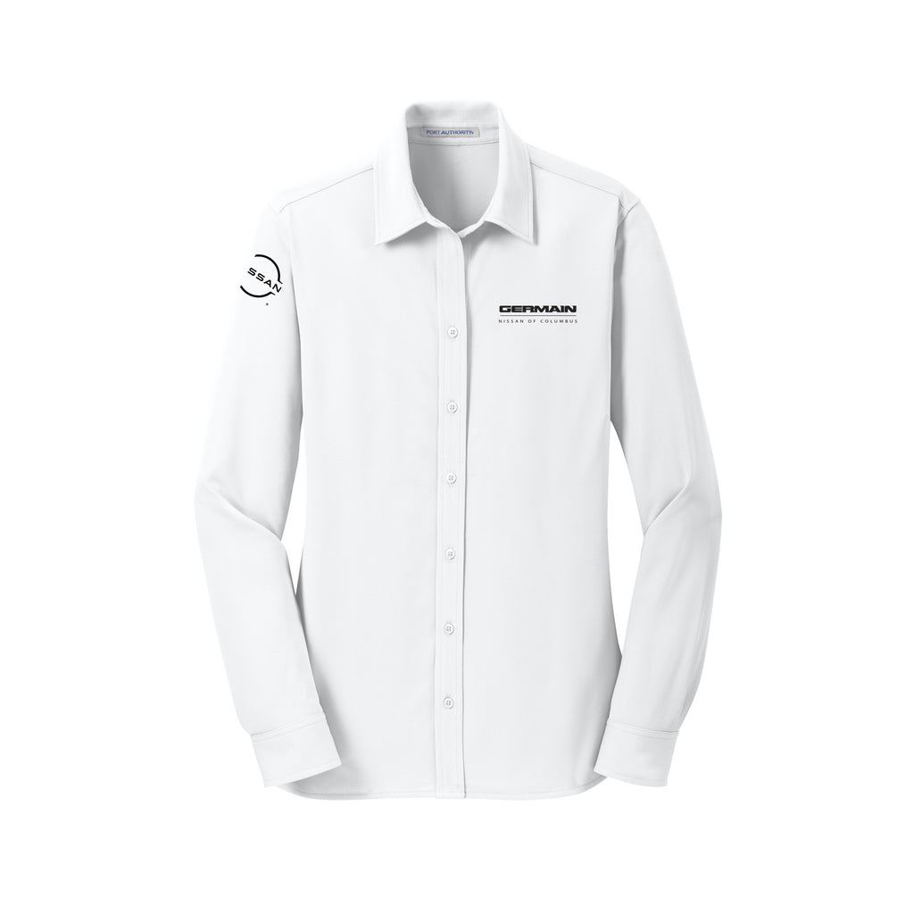 Germain Nissan Columbus - Port Authority® Women's Dimension Knit Dress Shirt