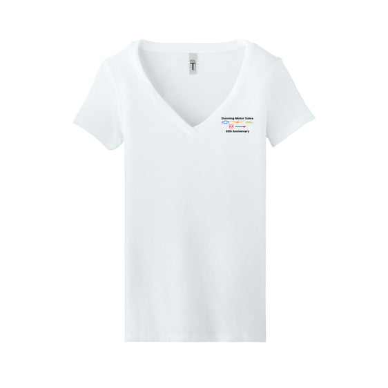 Dunning Motors - Next Level Apparel® Women’s Ideal V-Neck Tee