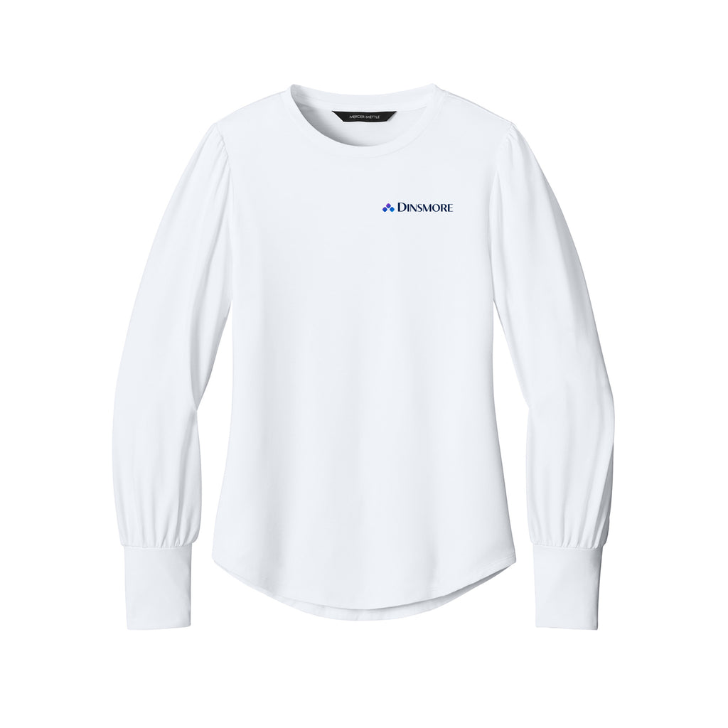 Dinsmore - Mercer+Mettle® Women’s Stretch Jersey Long Sleeve Blouson Top