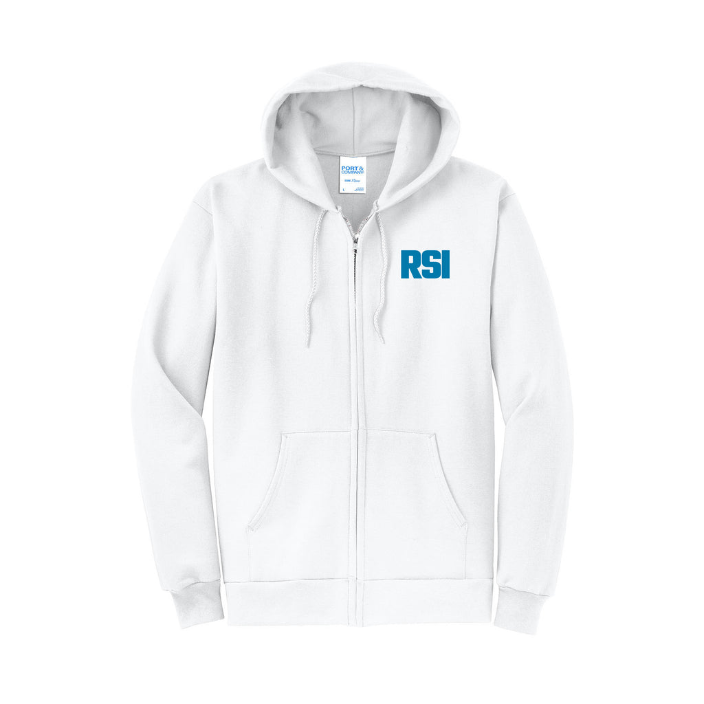 Renier Construction - Port & Company® Core Fleece Full-Zip Hooded Sweatshirt