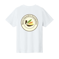 Byron Saunders Foundation - Port & Co™ Youth Easy Cotton Tee - FRONT & BACK LOGO