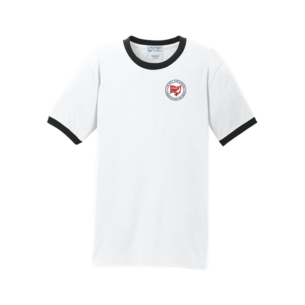 County Engineers of Ohio - Port & Company® Core Cotton Ringer Tee