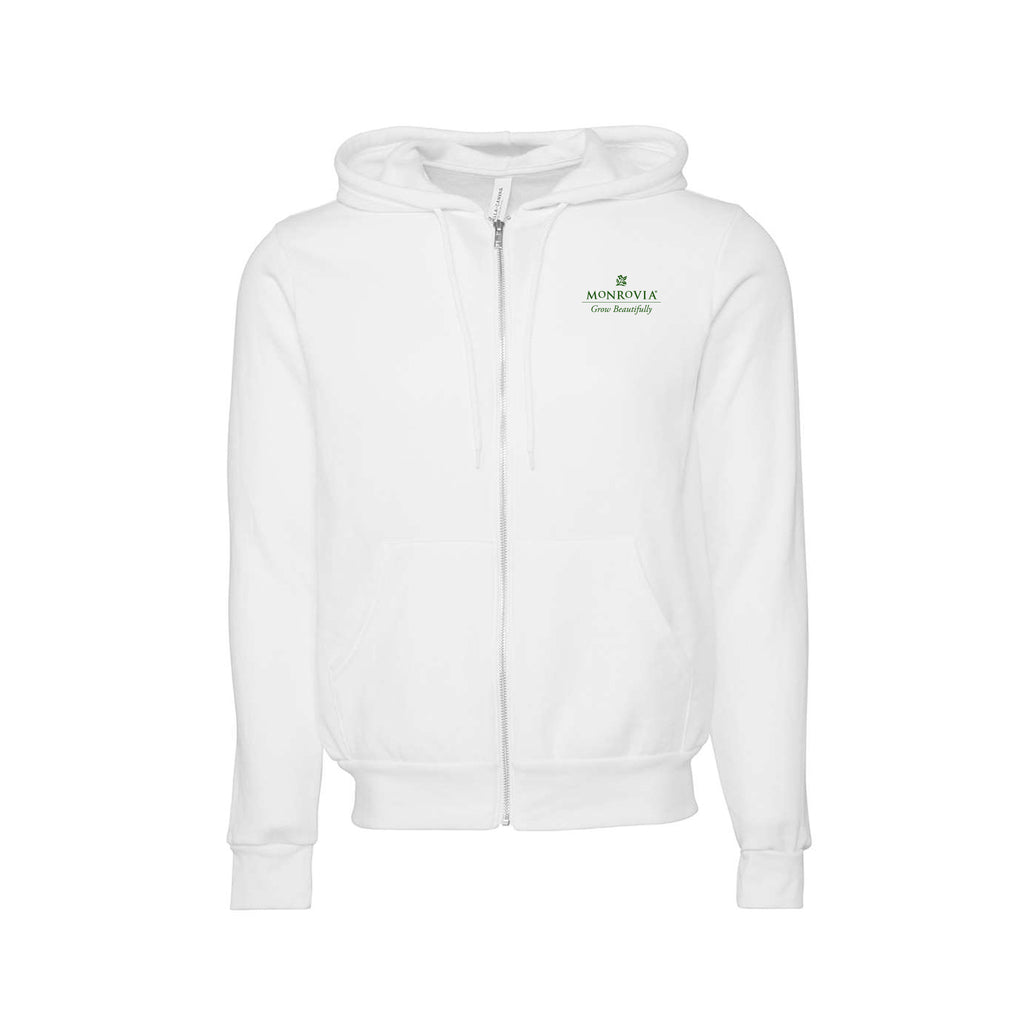 Monrovia - Unisex Sponge Fleece Full-Zip Hoodie Sweatshirt