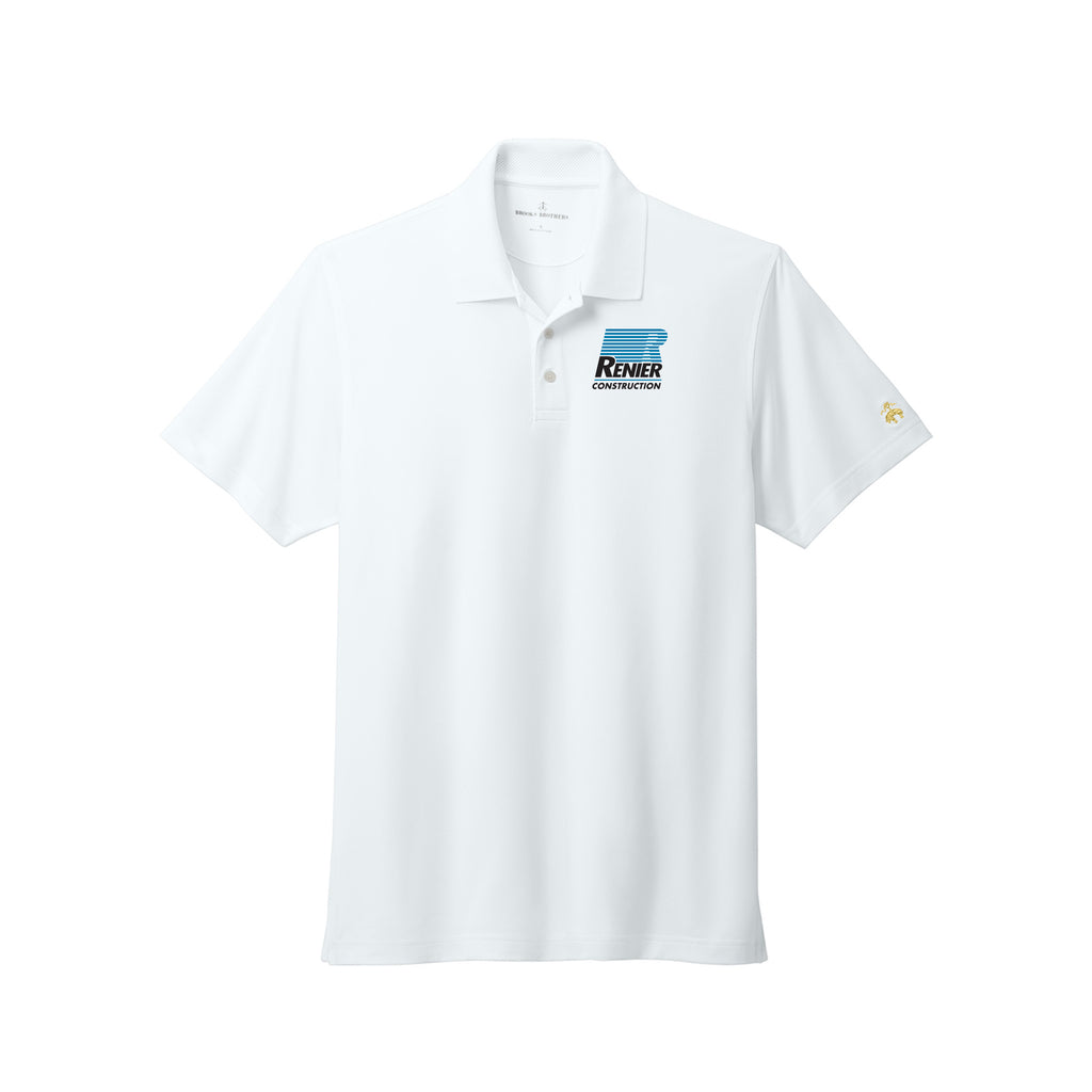 Renier Construction - Brooks Brothers® Mesh Pique Performance Polo