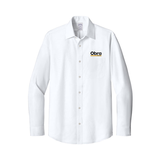 Obra Capital - Brooks Brothers® Wrinkle-Free Stretch Pinpoint Spread Collar Shirt