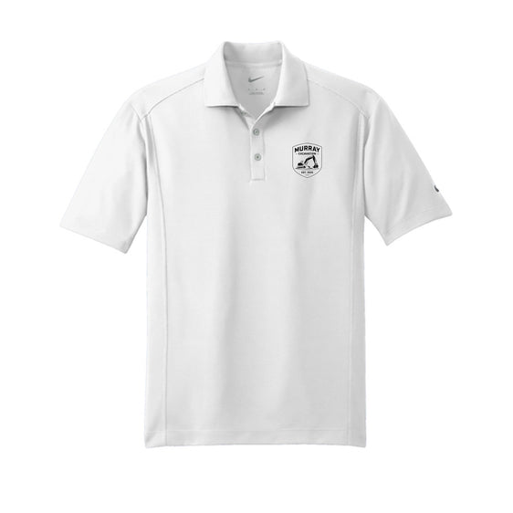 Murray Excavation - Nike Dri-FIT Classic Polo - White Left Chest