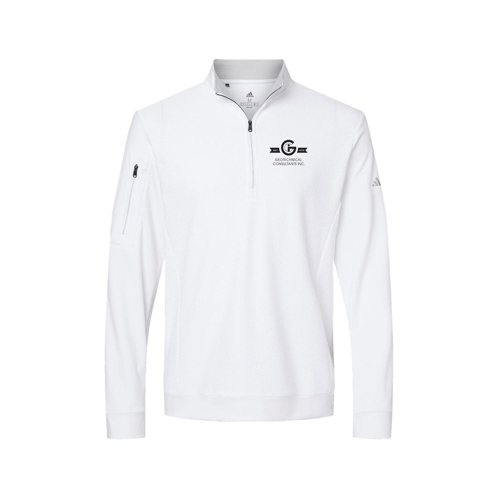 GCI - Adidas - Performance Textured Quarter-Zip Pullover