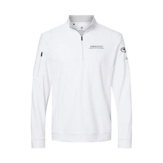 Germain of Subaru - Adidas - Performance Textured Quarter-Zip Pullover