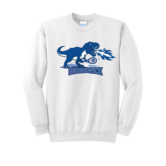 Brunswick Tennis - Port & Co™ Essential Fleece Crewneck Sweatshirt