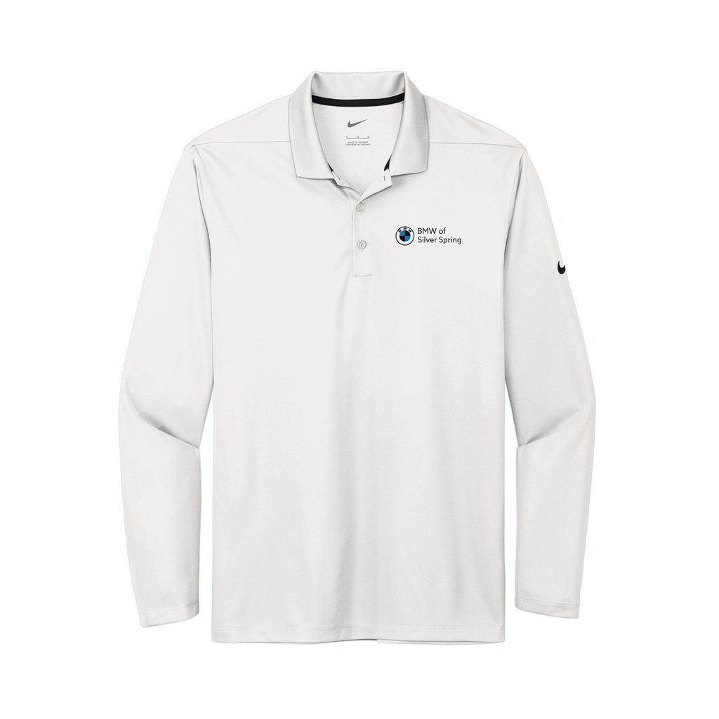 BMW of Silver Spring - Nike Dri-FIT Micro Pique 2.0 Long Sleeve Polo