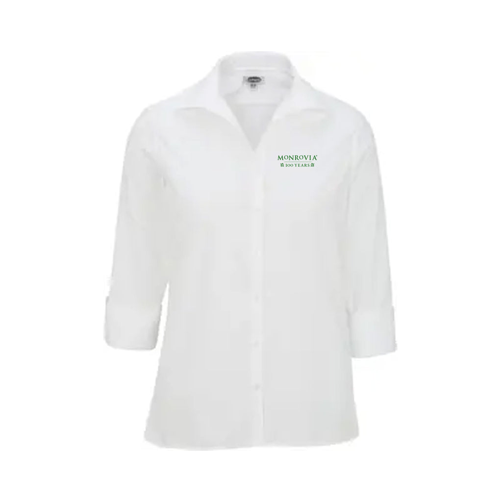 Monrovia 100 Years - LIGHTWEIGHT POPLIN THREE QUARTER SLEEVE LADIES SHIRT