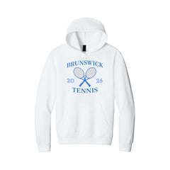 Brunswick Tennis - Port & Co™ Easy Fleece Pullover Hooded Sweatshirt