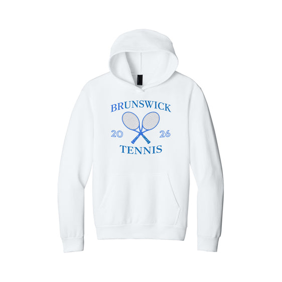 Brunswick Tennis - Port & Co™ Easy Fleece Pullover Hooded Sweatshirt