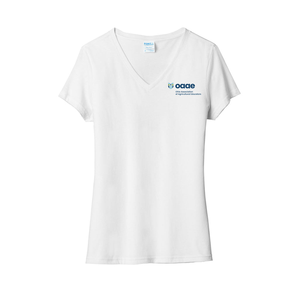 Ohio OAAE - Port & Co® Women's Tri-Blend V-Neck Tee
