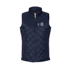 Germain Easton Business Office - Women's Vintage Diamond Quilted Vest