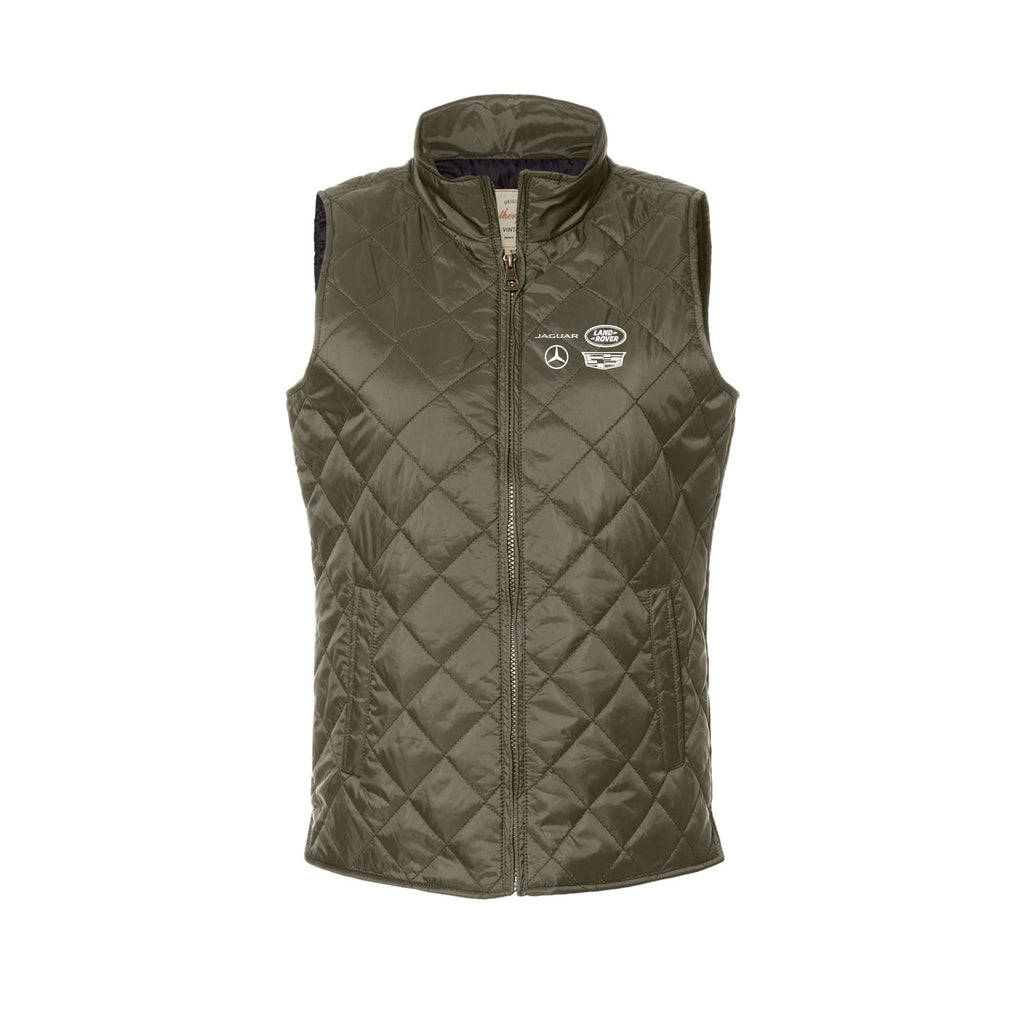 Germain Easton Business Office - Women's Vintage Diamond Quilted Vest