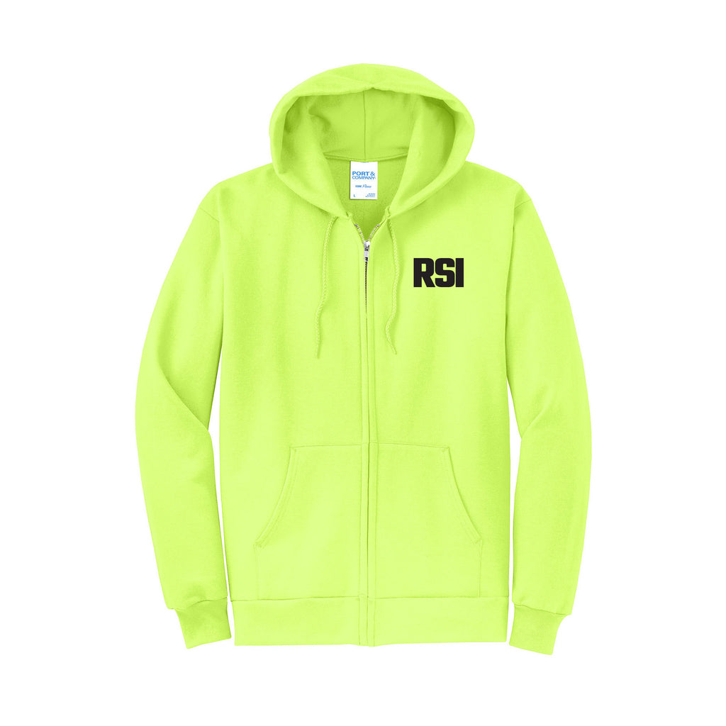 Renier Construction - Port & Company® Core Fleece Full-Zip Hooded Sweatshirt