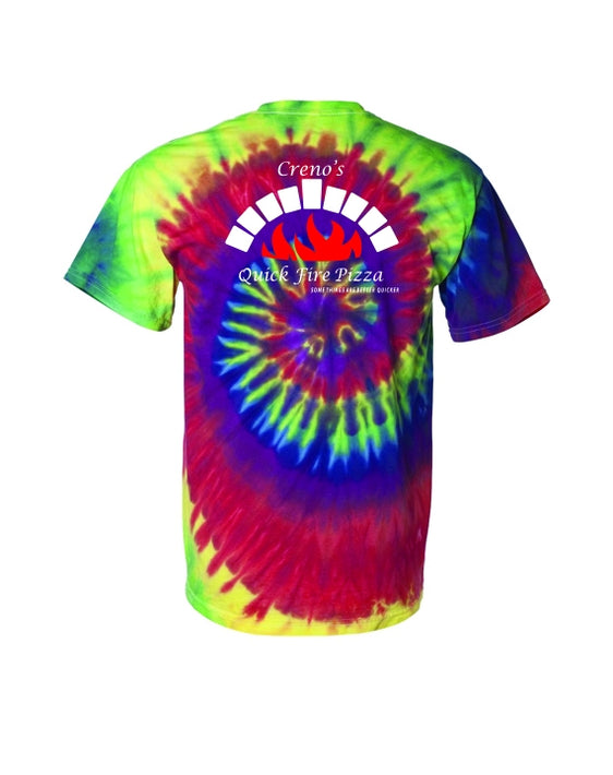 Creno's Pizza - Spiral Tie-Dyed Tee