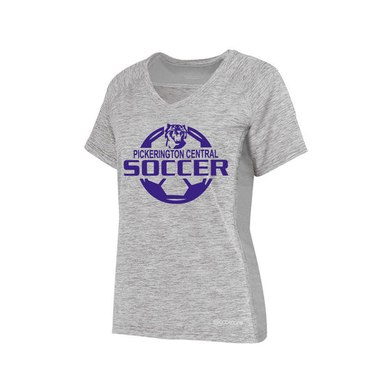 Pickerington Central Soccer - Ladies Electrify Coolcore Tee