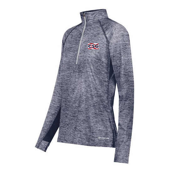 Construction Services Group - Holloway Womens Electrify Coolcore 1/2 Zip Pullover