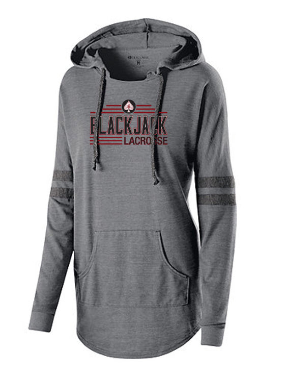 Blackjack Elite Lacrosse - Ladies' Hooded Low Key Pullover