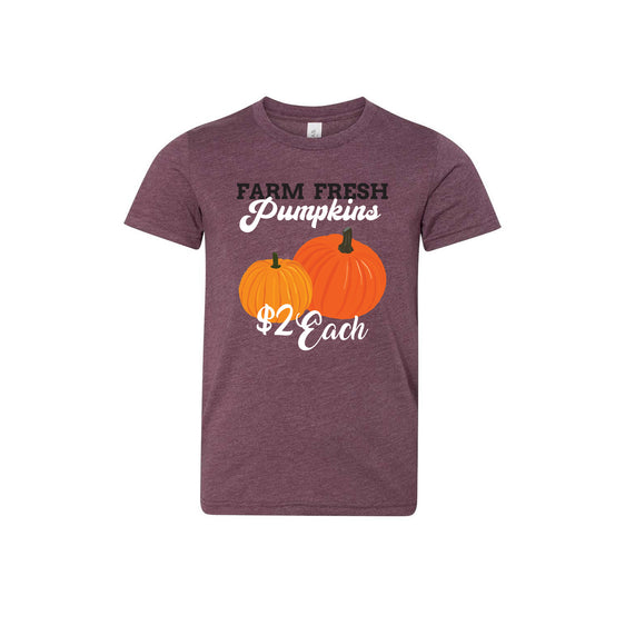 Halloween Store - Fresh Pumpkins Youth CVC Unisex Jersey Tee