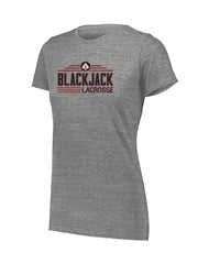 Blackjack Elite Lacrosse - Augusta Ladies Tri-Blend T-Shirt