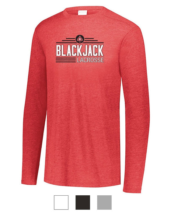 Blackjack Elite Lacrosse - Tri-Blend Long Sleeve Crew