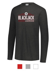 Blackjack Elite Lacrosse - Youth Tri-Blend Long Sleeve Tee