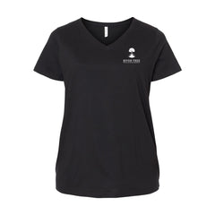 River Tree Wealth Management - LAT Curvy Collection Women's Fine Jersey V-Neck Tee