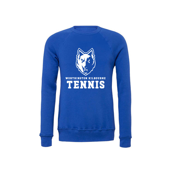 Worthington Kilbourne Tennis - Unisex Sponge Fleece Raglan Crewneck Sweatshirt