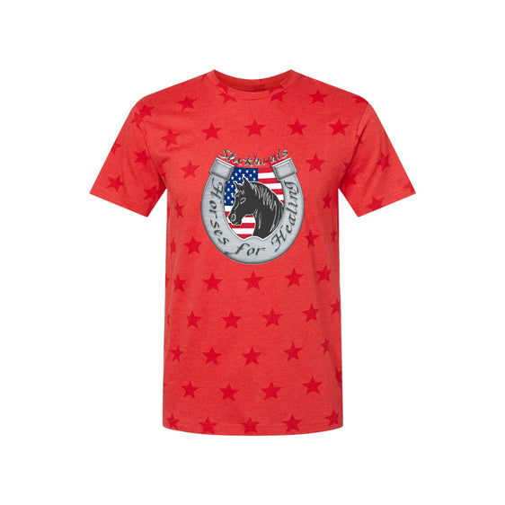 Stockhands Horses For Healing - Code Five - Star Print Tee