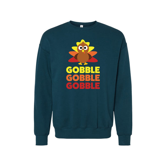 2022 Thanksgiving Store - Gobble Unisex Sponge Fleece Drop Shoulder Crewneck Sweatshirt