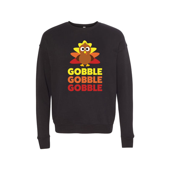 2022 Thanksgiving Store - Gobble Unisex Sponge Fleece Drop Shoulder Crewneck Sweatshirt